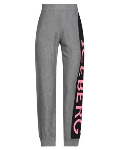 Iceberg Woman Pants Grey Size Xs Virgin Wool In Gray