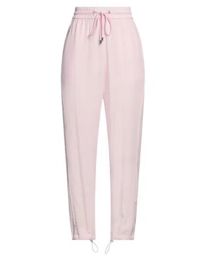 Iceberg Woman Pants Light Pink Size 10 Acetate, Silk