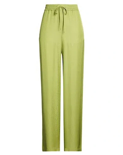 Iceberg Woman Pants Lime Green Size 6 Viscose