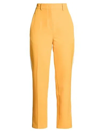 Iceberg Woman Pants Mandarin Size 4 Polyester, Elastane In Orange