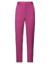 Iceberg Woman Pants Mauve Size 4 Polyester, Viscose, Elastane, Virgin Wool In Purple