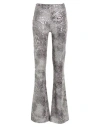 Iceberg Woman Pants Silver Size 4 Polyester, Elastane In Silver