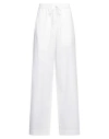 Iceberg Woman Pants White Size 6 Cotton In White