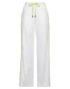 Iceberg Woman Pants White Size 6 Polyester, Cotton