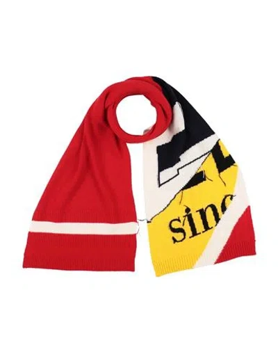 Iceberg Woman Scarf Tomato Red Size - Virgin Wool