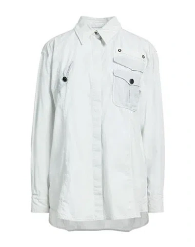 Iceberg Woman Shirt Light Grey Size 6 Cotton, Cupro In Gray