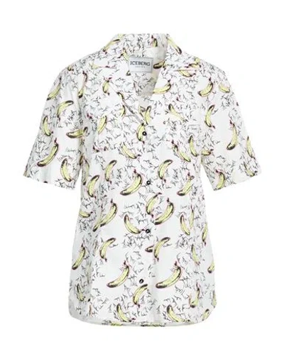 Iceberg Woman Shirt White Size 4 Cotton