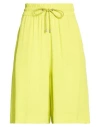 Iceberg Woman Shorts & Bermuda Shorts Lime Green Size 4 Acetate, Silk In Green