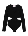 Iceberg Woman Sweater Black Size M Viscose, Polyester, Polyamide In Black