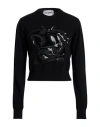 Iceberg Woman Sweater Black Size Xl Virgin Wool, Viscose