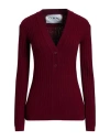 Iceberg Woman Sweater Burgundy Size L Viscose, Pbt - Polybutylene Terephthalate In Red
