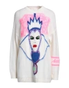 Iceberg Woman Sweater White Size Xs Virgin Wool, Mohair Wool, Polyamide In White