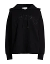 Iceberg Woman Sweatshirt Black Size M Cotton In Black
