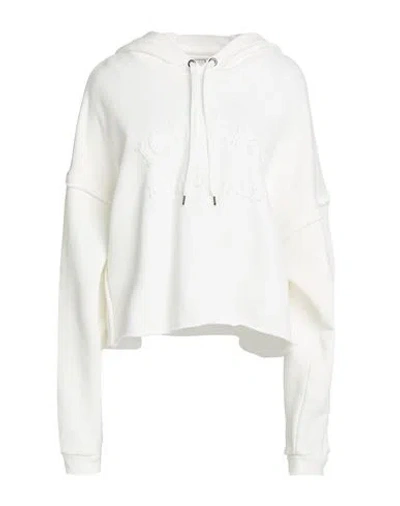 Iceberg Woman Sweatshirt White Size L Cotton