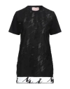 Iceberg Woman T-shirt Black Size 2 Cotton, Polyester In Black