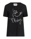 Iceberg Woman T-shirt Black Size S Cotton In Black