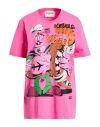 Iceberg Woman T-shirt Fuchsia Size M Cotton In Pink