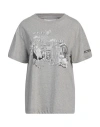 Iceberg Woman T-shirt Light Grey Size S Cotton In Grey