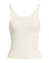 Iceberg Woman Top Ivory Size S Viscose, Polybutylene In White
