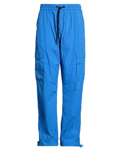 Iceberg X Kailand O. Morris Man Pants Azure Size L Polyamide In Blue