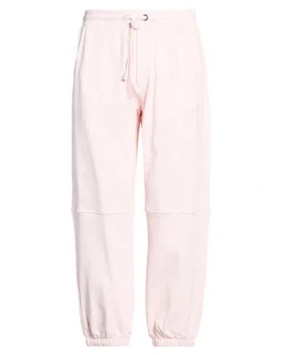 Iceberg X Kailand O. Morris Man Pants Light Pink Size L Cotton, Polyester