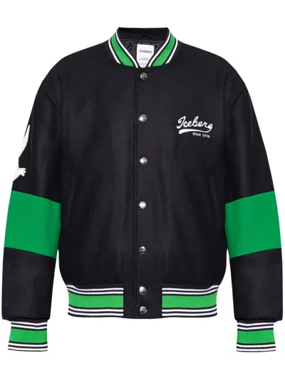 Iceberg X Looney Tunes Bugs Bunny Jacket In Black