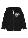 Iceberg X Looney Tunes Hoodie Mit Cartoon-print In Schwarz