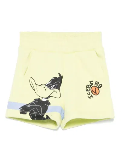 Iceberg Babies' X Looney Tunes Cartoon-print Shorts In Green