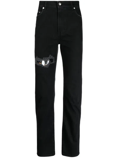 Iceberg X Looney Tunes Straight-leg Jeans In Black