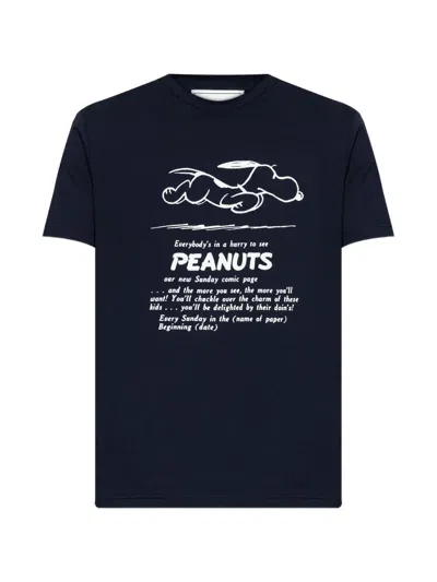 Iceberg X Peanuts Crew-neck T-shirt In Black