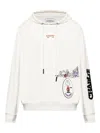 Iceberg X Peanuts Graphic Drawstring Hoodie In White