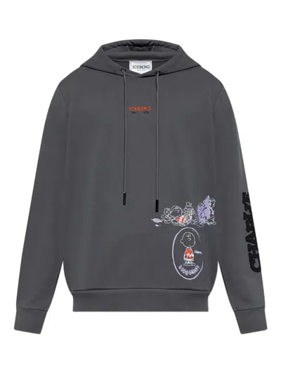 ICEBERG X PEANUTS GRAPHIC-PRINT HOODIE