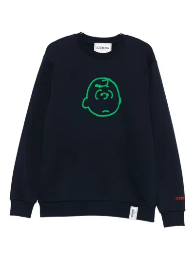 Iceberg X Peanuts Printed Sweatshirt In Multi