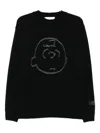 Iceberg X Peanuts Virgin Wool Jumper In Black