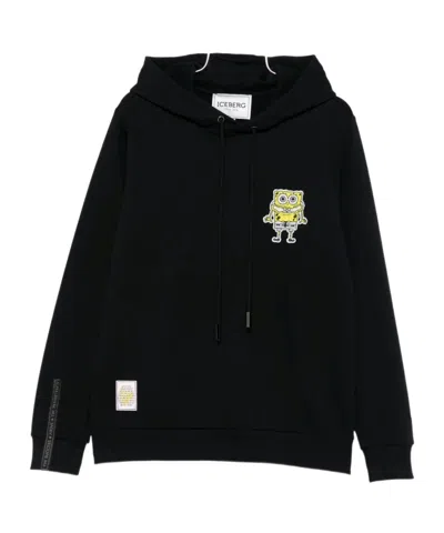 ICEBERG X SPONGEBOB GRAPHIC-PRINT HOODIE