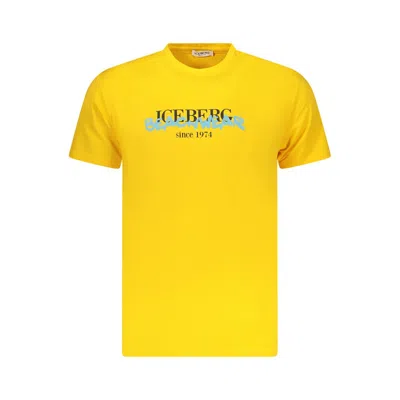 Iceberg Yellow Cotton T-shirt