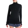 Icebreaker 125 Zoneknit Tencel® Lyocell & Merino Wool Half Zip Pullover In Black/graphite/cb