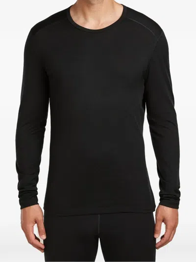 Icebreaker 200 Oasis Merino Long-sleeve T-shirt In 블랙