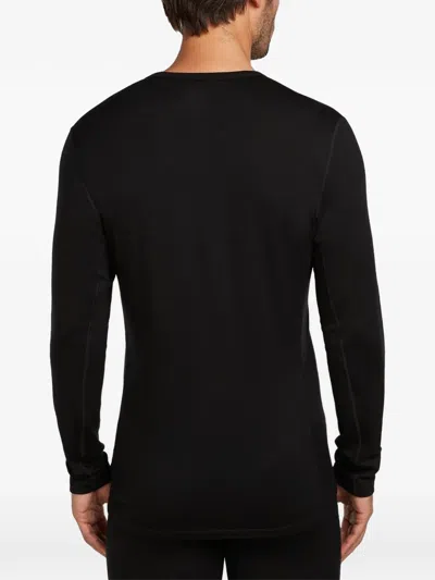 Icebreaker 260 Oasis Crew-neck Long-sleeve T-shirt In 블랙