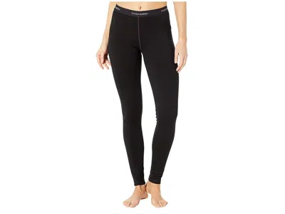 Icebreaker 260 Tech Merino Base Layer Leggings In Black