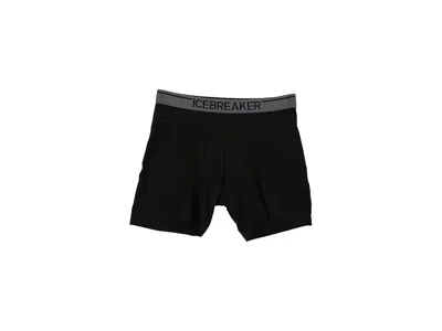 Icebreaker Anatomica Merino Boxers W/ Fly In Black