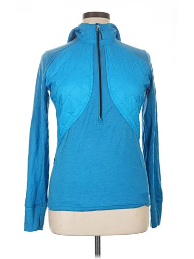 Pre-owned Icebreaker Fleece Jacket In Blue