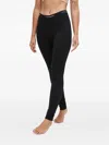 Icebreaker Logo-waist Leggings In Black