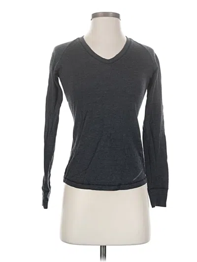 Pre-owned Icebreaker Long Sleeve Top Gray V-neck Tops
