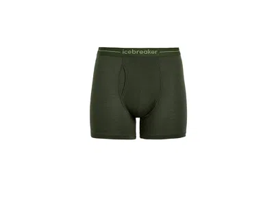Icebreaker Merino 150 Anatomica Boxers Wfly Men's Underwear Dark Loden: Md In Green