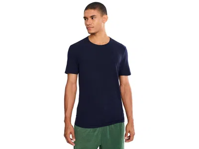 Icebreaker Merino 150 Anatomica Short Sleeve Crewe Men's Clothing Midnight Navy: 2xl, Elastane/nylon/wool