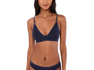 Icebreaker Merino 150 Siren Bra Inserts Women's Bra Midnight Navy: Lg, Elastane/nylon/wool In Blue