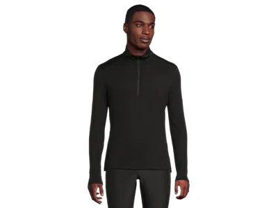 Icebreaker Merino 200 Oasis Long Sleeve Half Zip In Black