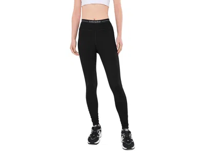 Icebreaker Merino 200 Zoneknittm Leggings Women's Outerwear Black: Lg, Wool