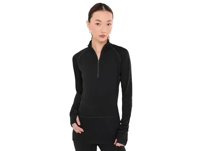 Icebreaker Merino 200 Oasis Long Sleeve Half Zip In Black